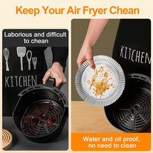 Load image into Gallery viewer, Reusable Aluminum Foil Air Fryer Liners